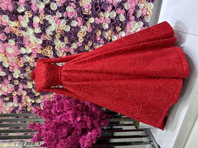 Haute Couture Dress Kırmızı