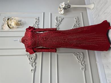 Haute Couture Dress Kırmızı