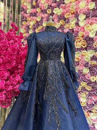 Haute Couture Dress Lacivert