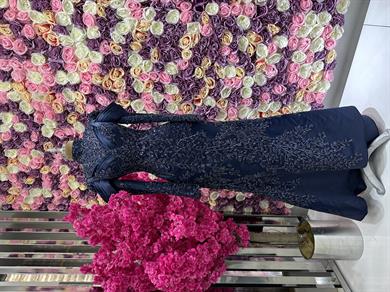 Haute Couture Dress Lacivert