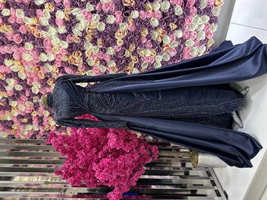 Haute Couture Dress Lacivert