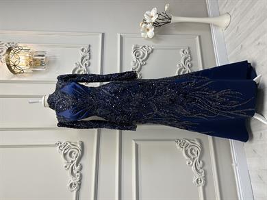 Haute Couture Dress Lacivert