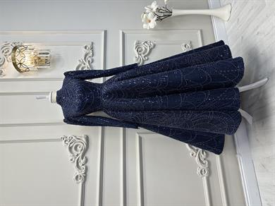 Haute Couture Dress Lacivert