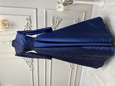 Haute Couture Dress Lacivert