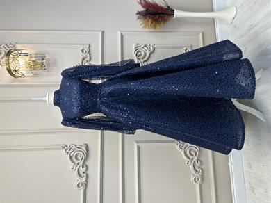 Haute Couture Dress Lacivert