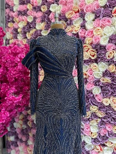 Haute Couture Kleid Dunkelblau