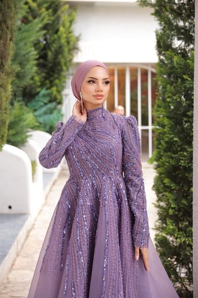 Haute Couture Dress Lila