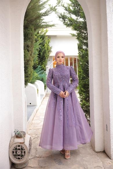 Haute Couture Dress Lila