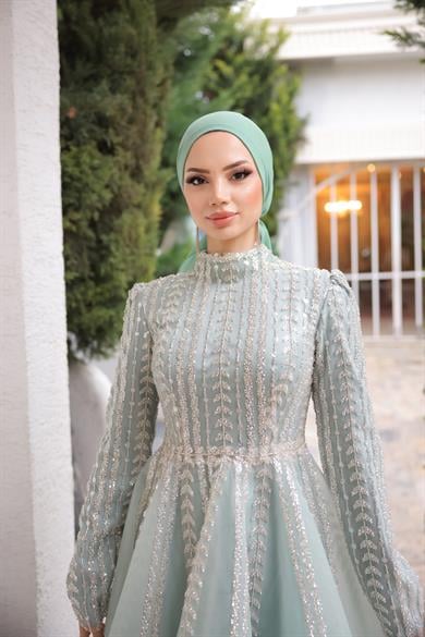 Haute Couture Dress Mint
