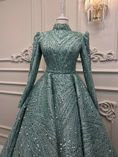 Haute Couture Dress Mint
