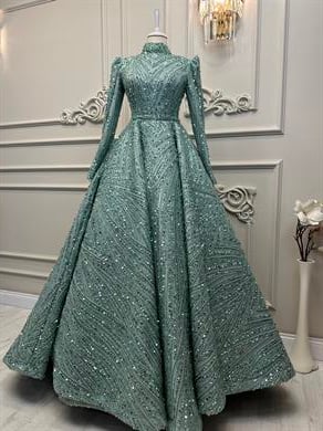 Haute Couture Dress Mint
