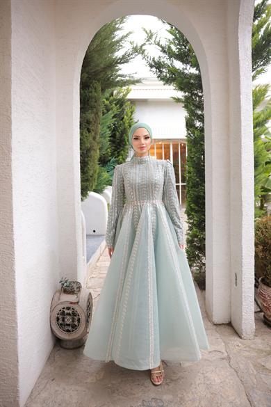 Haute Couture Dress Mint