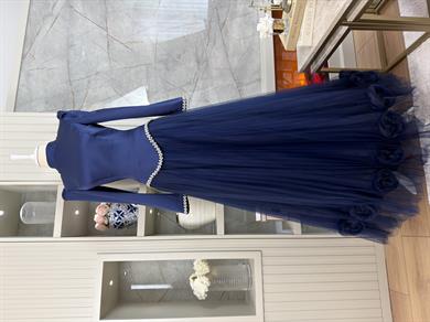 Hazel Abiye Lacivert