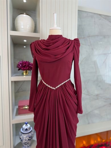 İdil Abiye Bordo