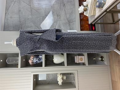 İnci Abiye Lacivert-Beyaz