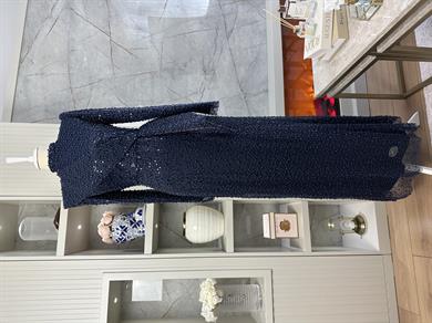 İnci Abiye Lacivert