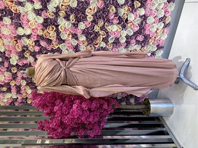 Krinkıl Saten Abiye Kiremit