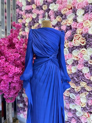 Krinkıl Saten Abiye Saks