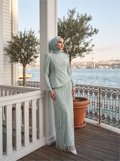 Luna Abiye Yeşil
