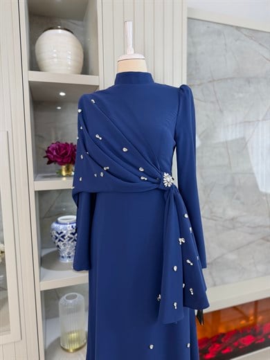 Nehir Abiye Lacivert