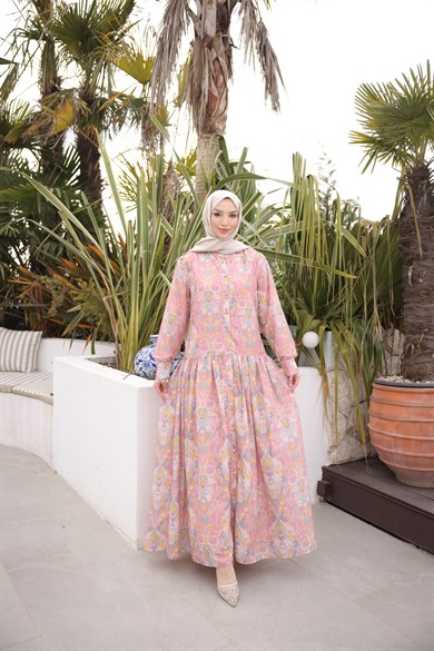 Pınar Elbise Pembe