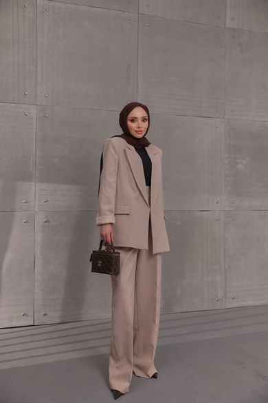 Premium Kalite Ceket Bej