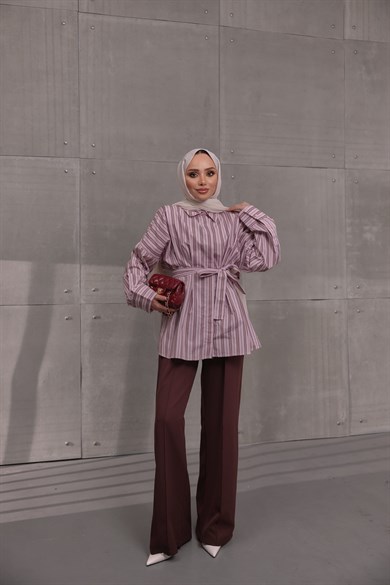 Soft Mürdüm Gömlek