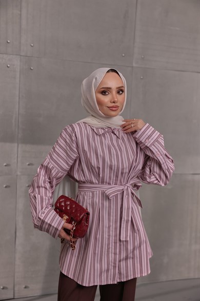 Soft Mürdüm Gömlek