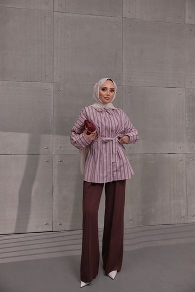 Soft Mürdüm Gömlek