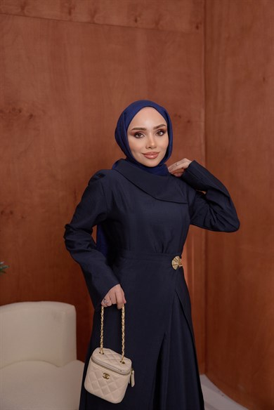 Tuana Elbise Lacivert