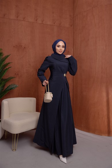 Tuana Elbise Lacivert