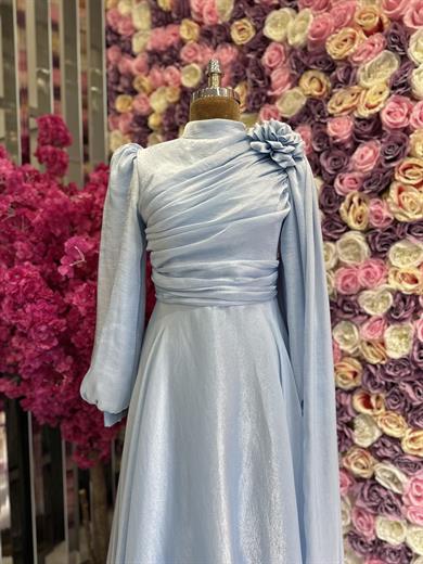 Zarif Tasarım Abiye Bebe Mavi