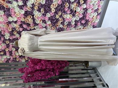 Zarif Tasarım Abiye Bej