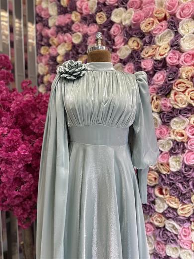 Zarif Tasarım Abiye Mint