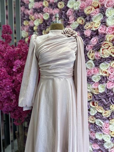 Zarif Tasarım Abiye Pudra