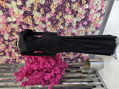 Zarif Tasarım Abiye Siyah