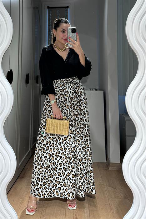  Anika Tensel Kumaş Oversize Gömlek-Sİyah