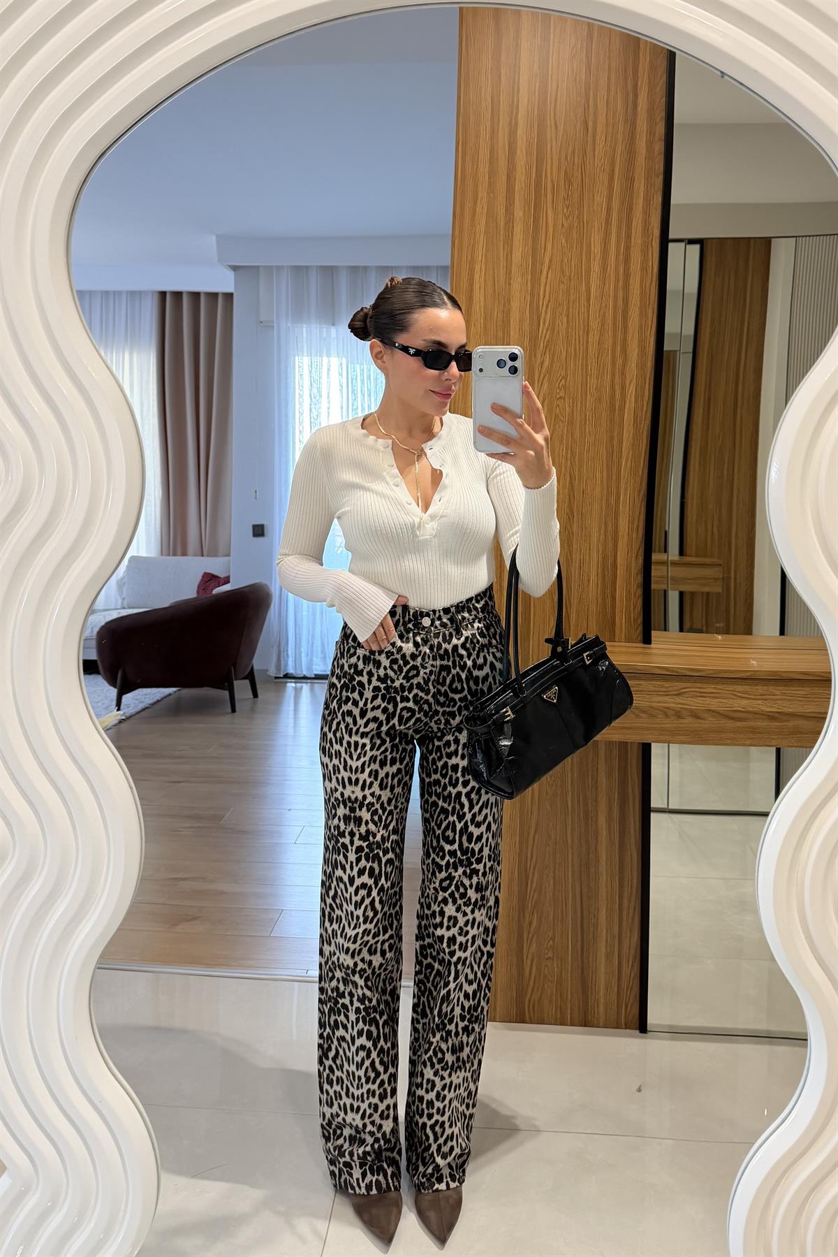 Adias Leopar Straight Jean