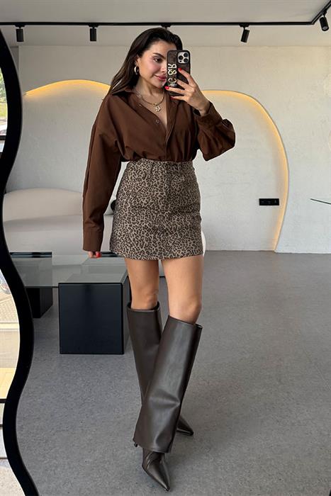 Agustina Mini Leopar Etek 