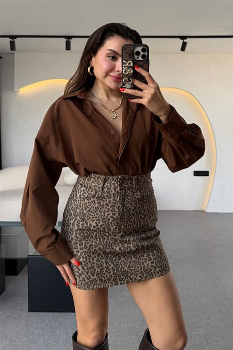 Agustina Mini Leopar Etek 