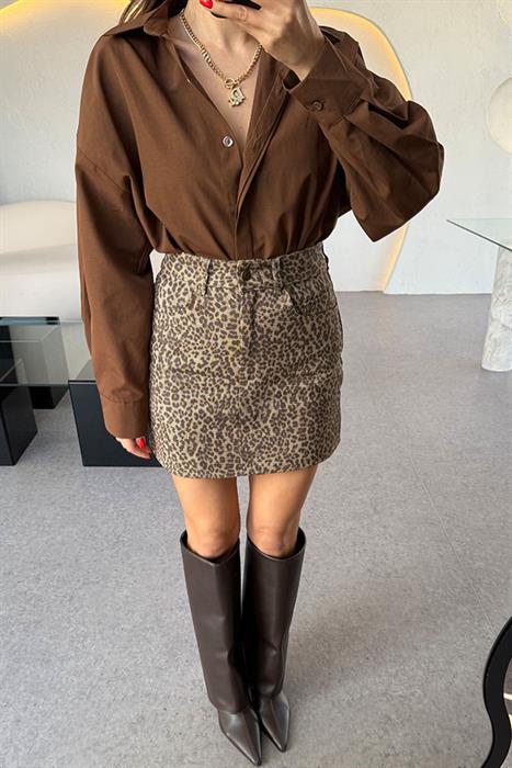 Agustina Mini Leopar Etek 