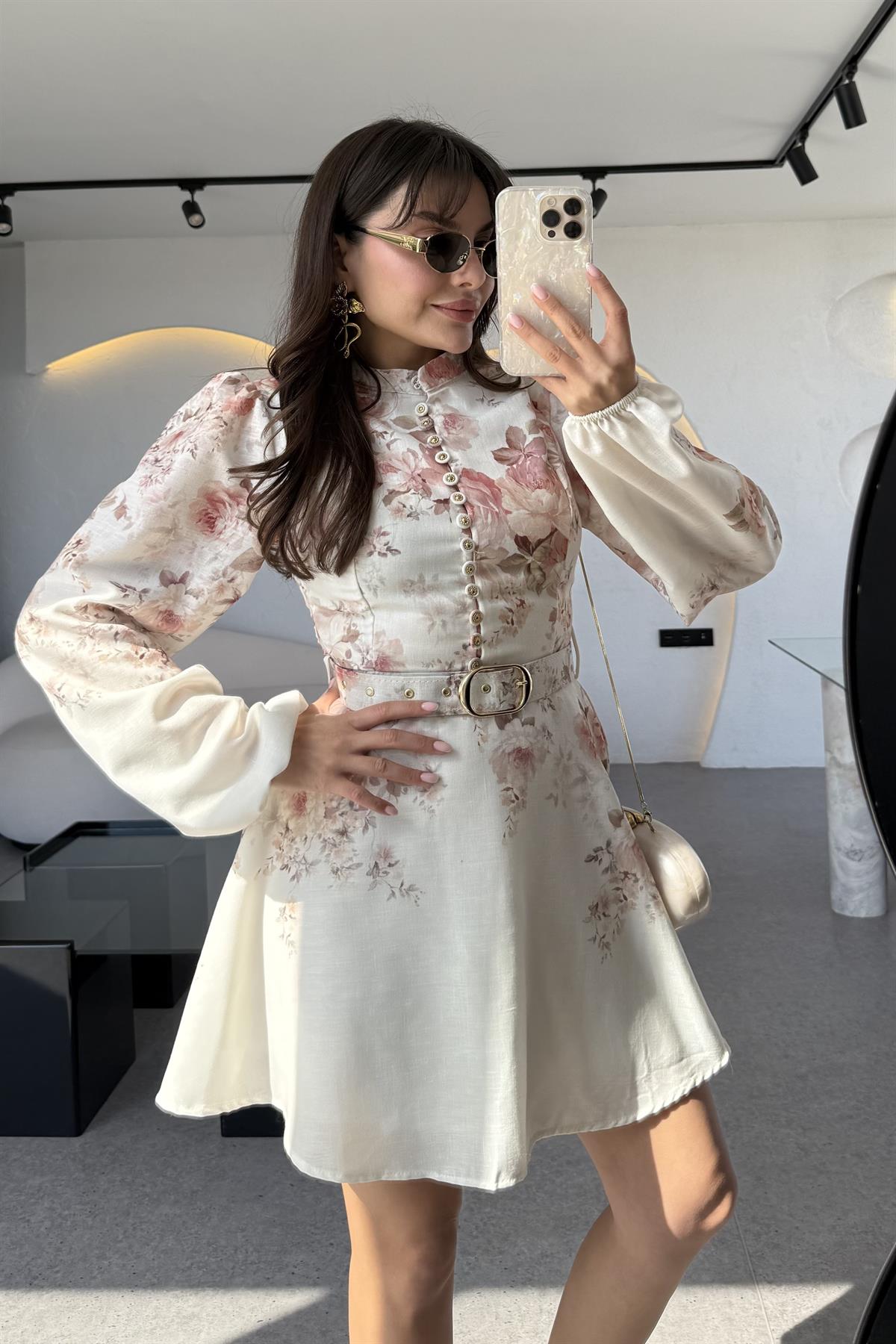 Alice Romantik Vintage Görünümlü Elbise