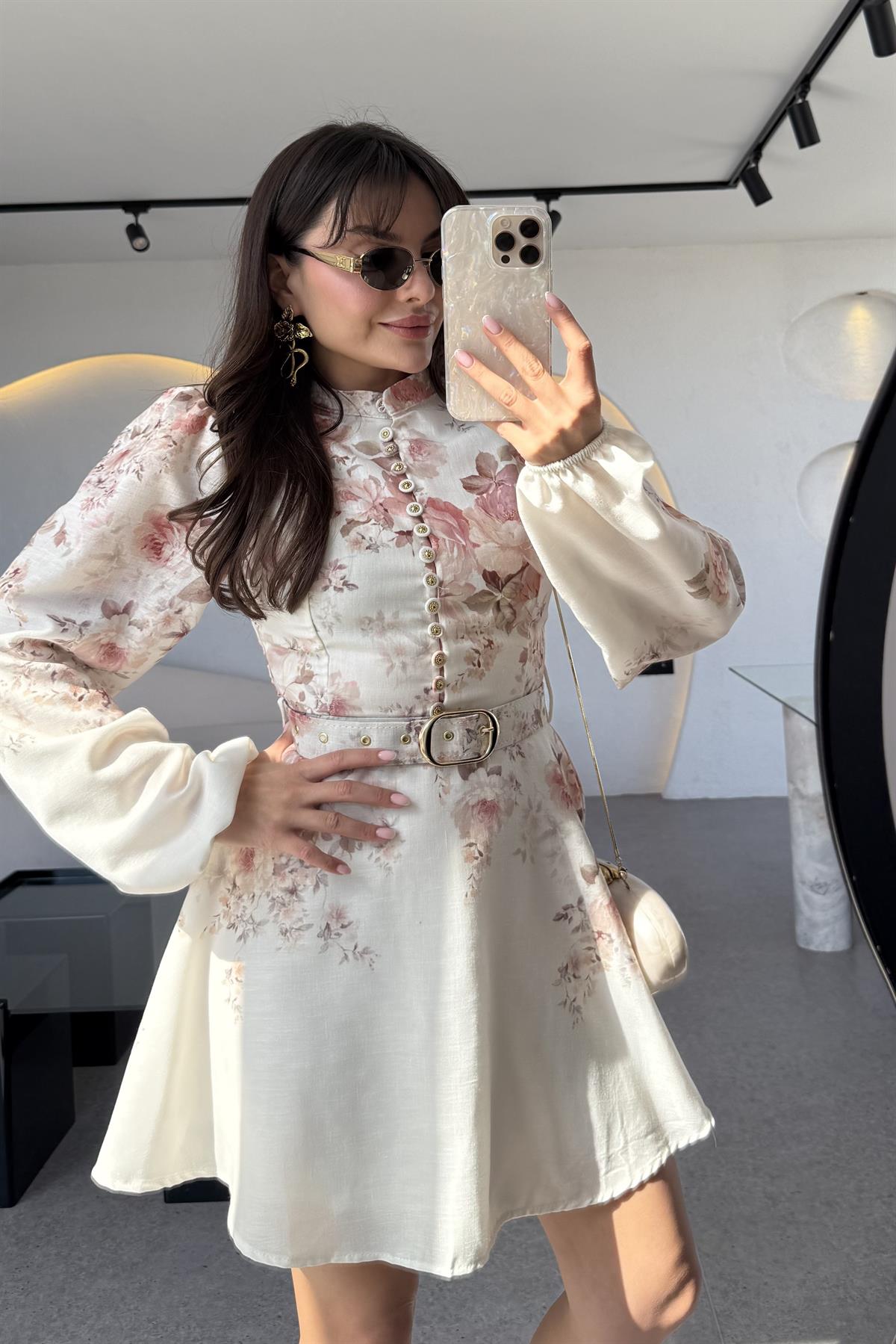 Alice Romantik Vintage Görünümlü Elbise