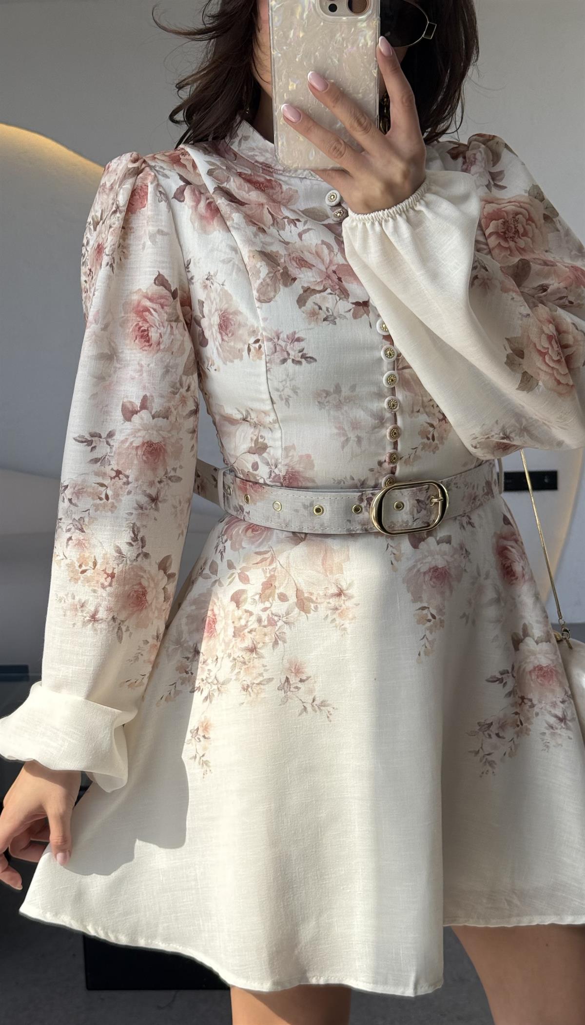 Alice Romantik Vintage Görünümlü Elbise