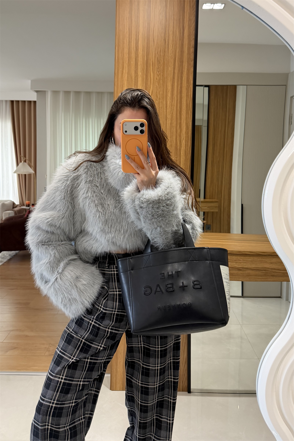 Alsace Gri Kürk Sweat