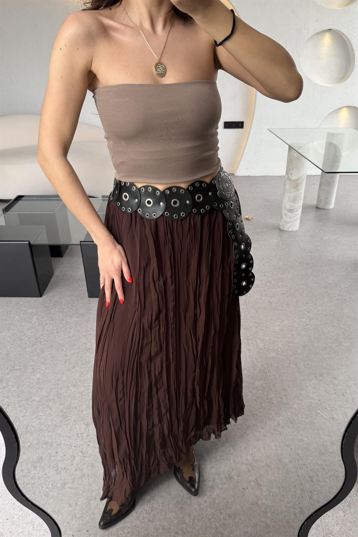 Amaris Vizon Straplez Dilvin Crop