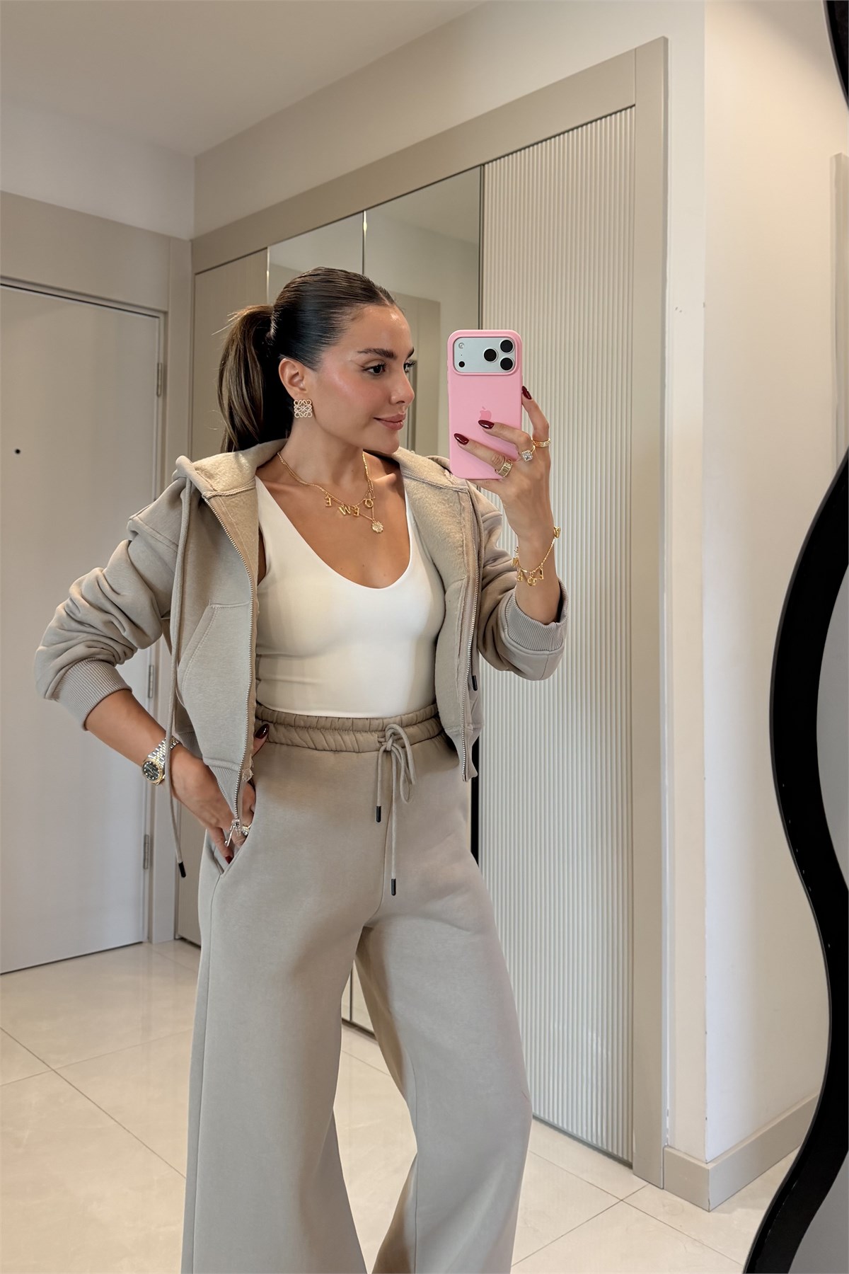 Ameira Taş Üç İplik Takım