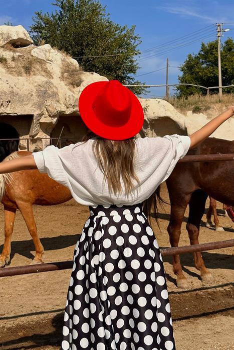 Anna Beyaz Oversize Gömlek