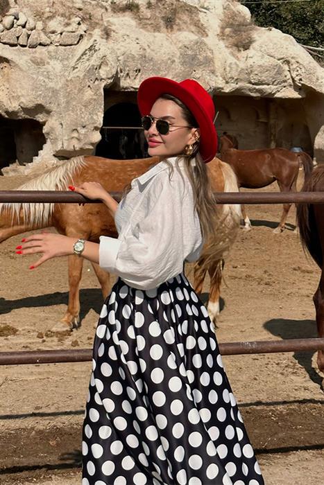 Anna Beyaz Oversize Gömlek