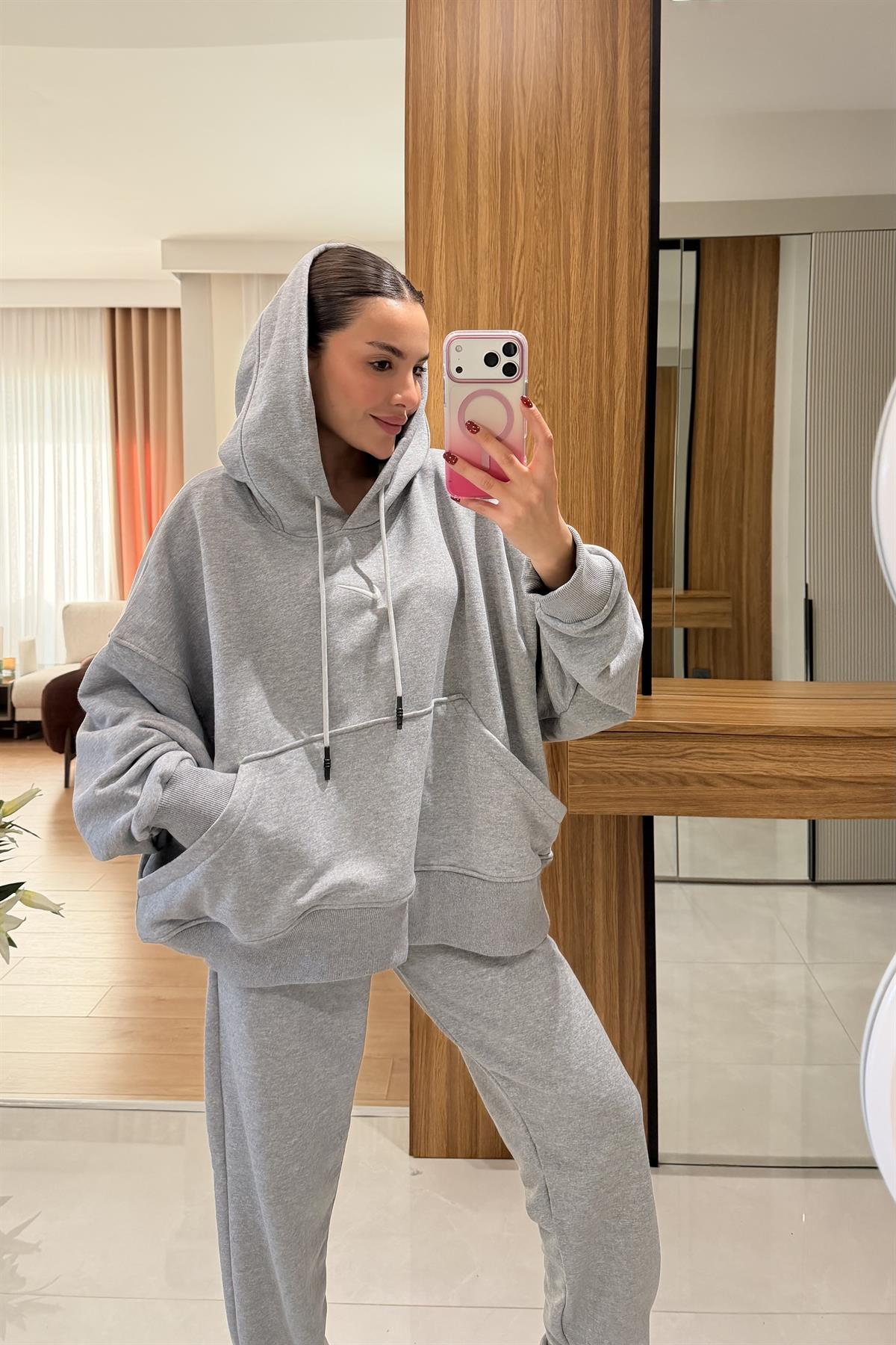 Annike Gri Eşofman Takımı
